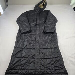 Polo Sport Ralph Lauren Coat Mens Large Black Hooded Quilted Parka Insulated